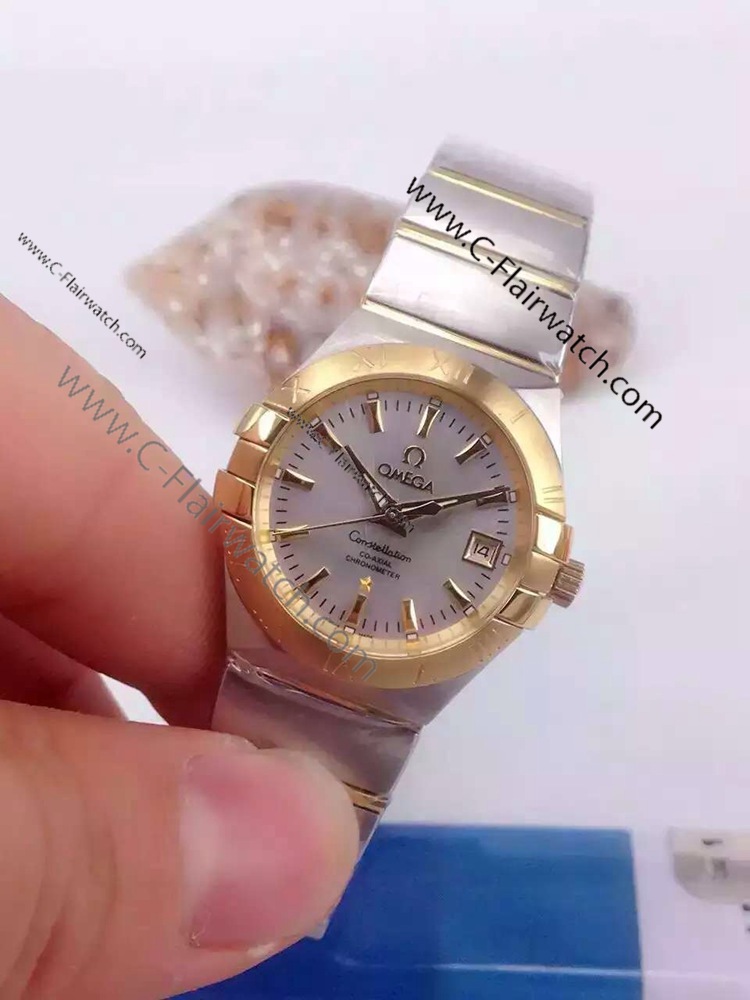 Grey Dial Omega Replica Double Eagle Automatic Watch For Sale